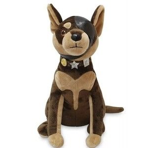 Disney Cruella Wink Plush Dog 11.5 in Soft Stuffed Animal Eye Patch Collar